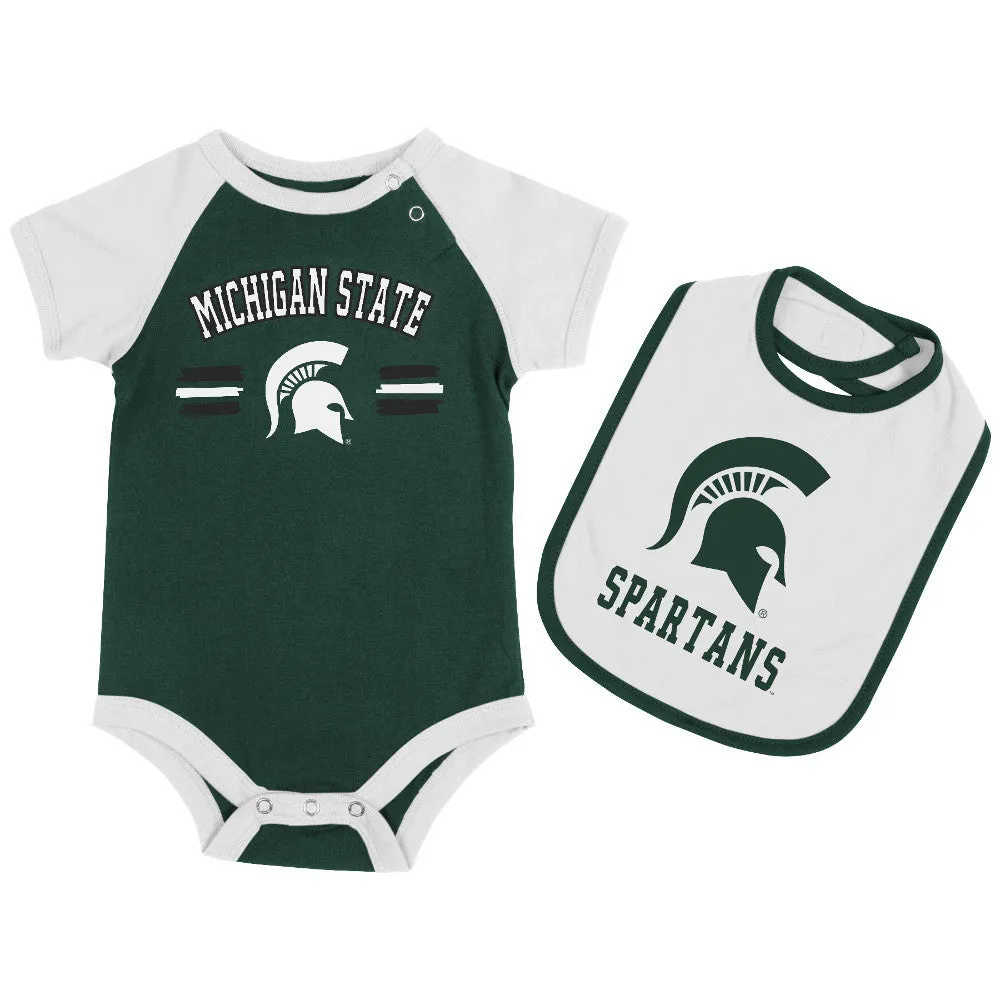 Spartans Baby Bodysuit with Bib