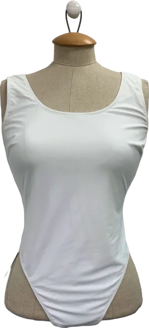 Speerise White Bodysuit Thong Style UK L