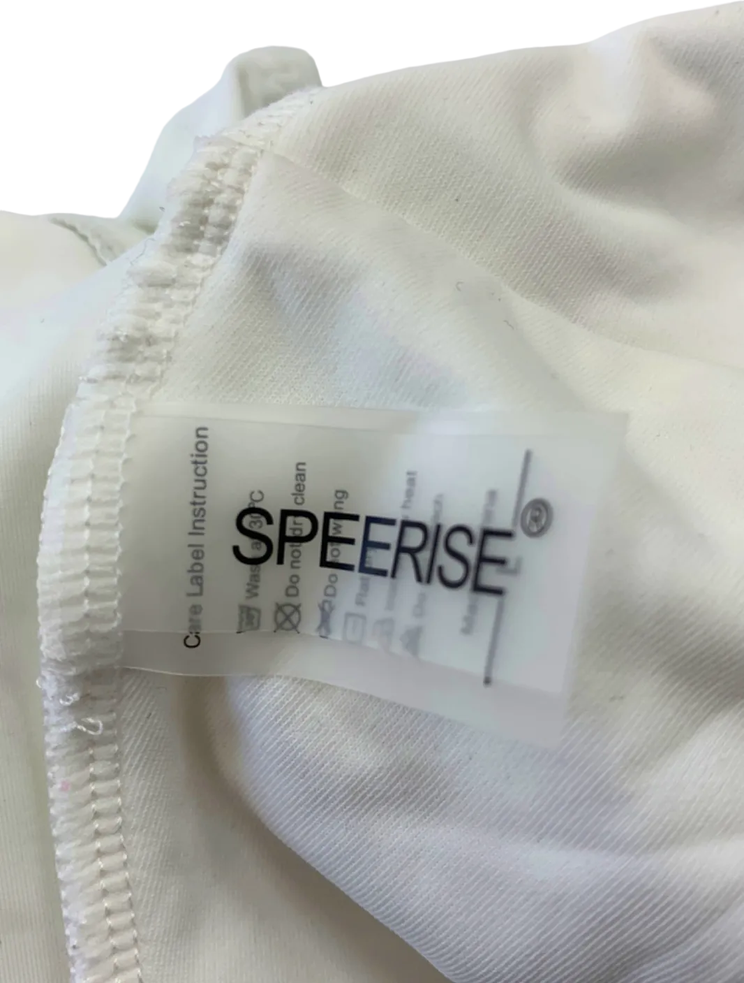 Speerise White Bodysuit Thong Style UK L