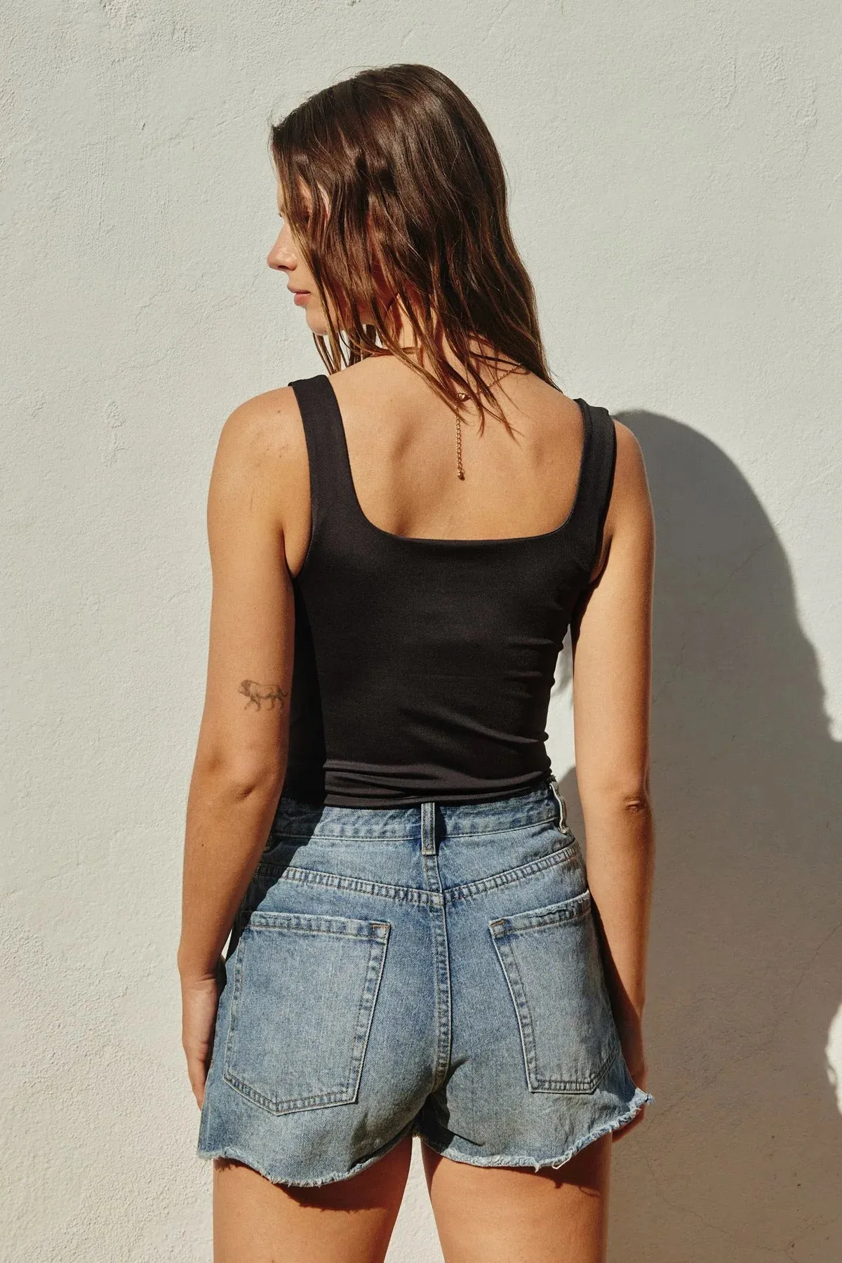 SQUARE NECK BODYSUIT