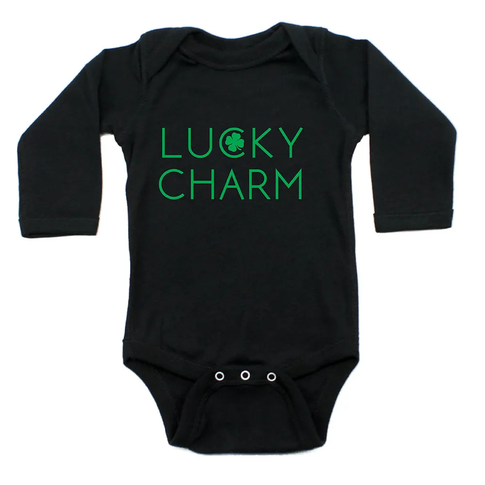 St. Patrick's Day Lucky Charm Long Sleeve Baby Infant Bodysuit