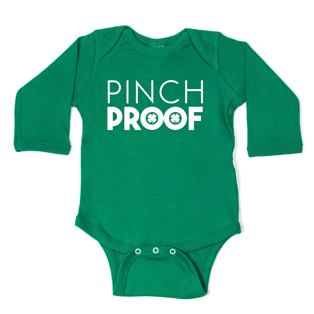 St. Patrick's Day Pinch Proof Long Sleeve Baby Infant Bodysuit