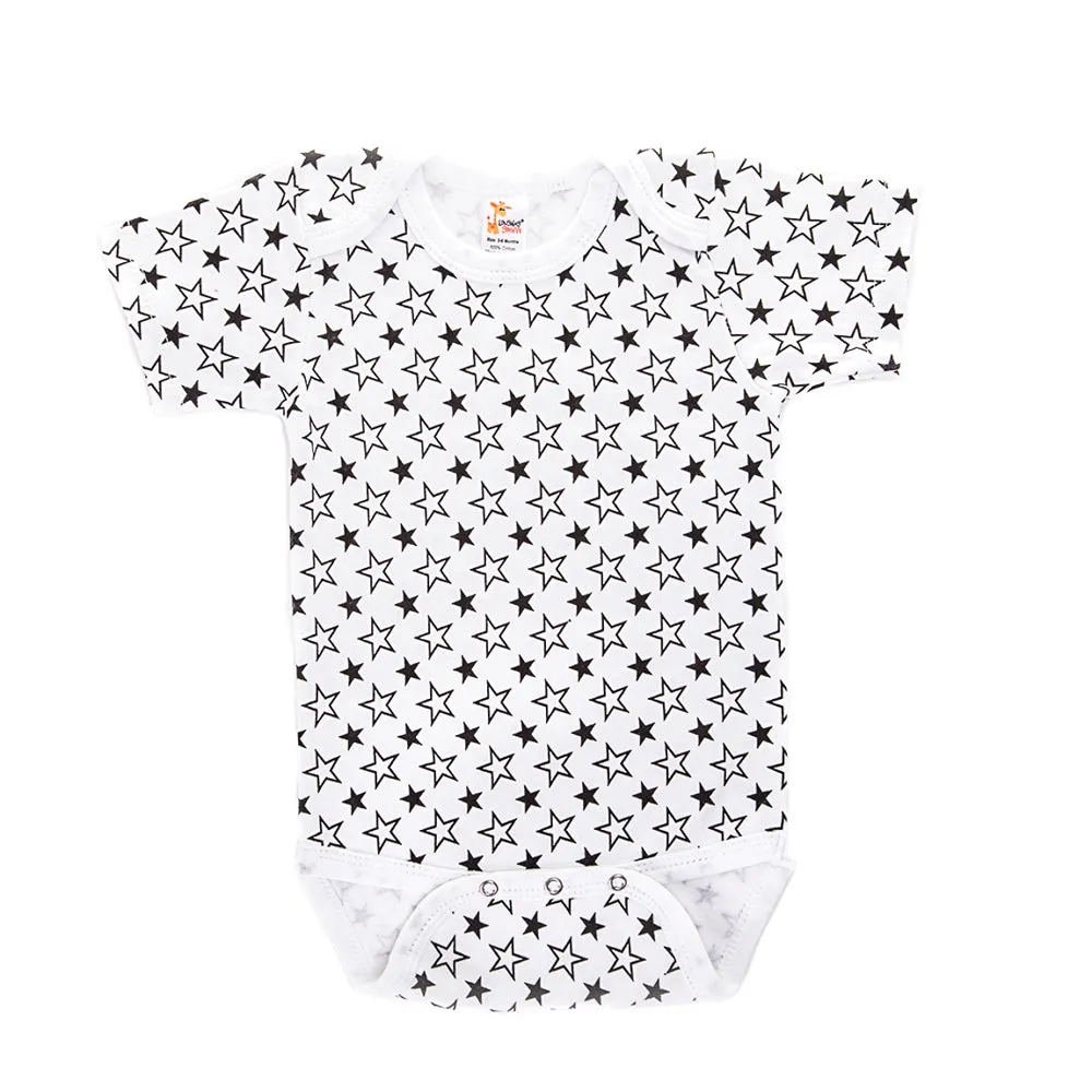 Stars Pattern Short Sleeve Bodysuit