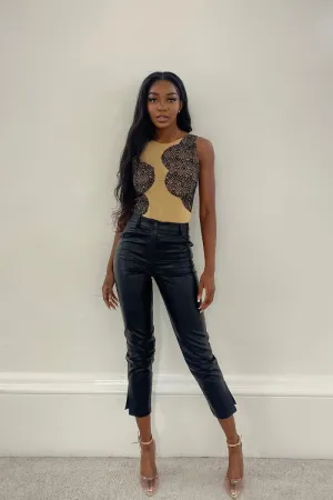 Storm Label Part Two Nude Mesh Bodysuit