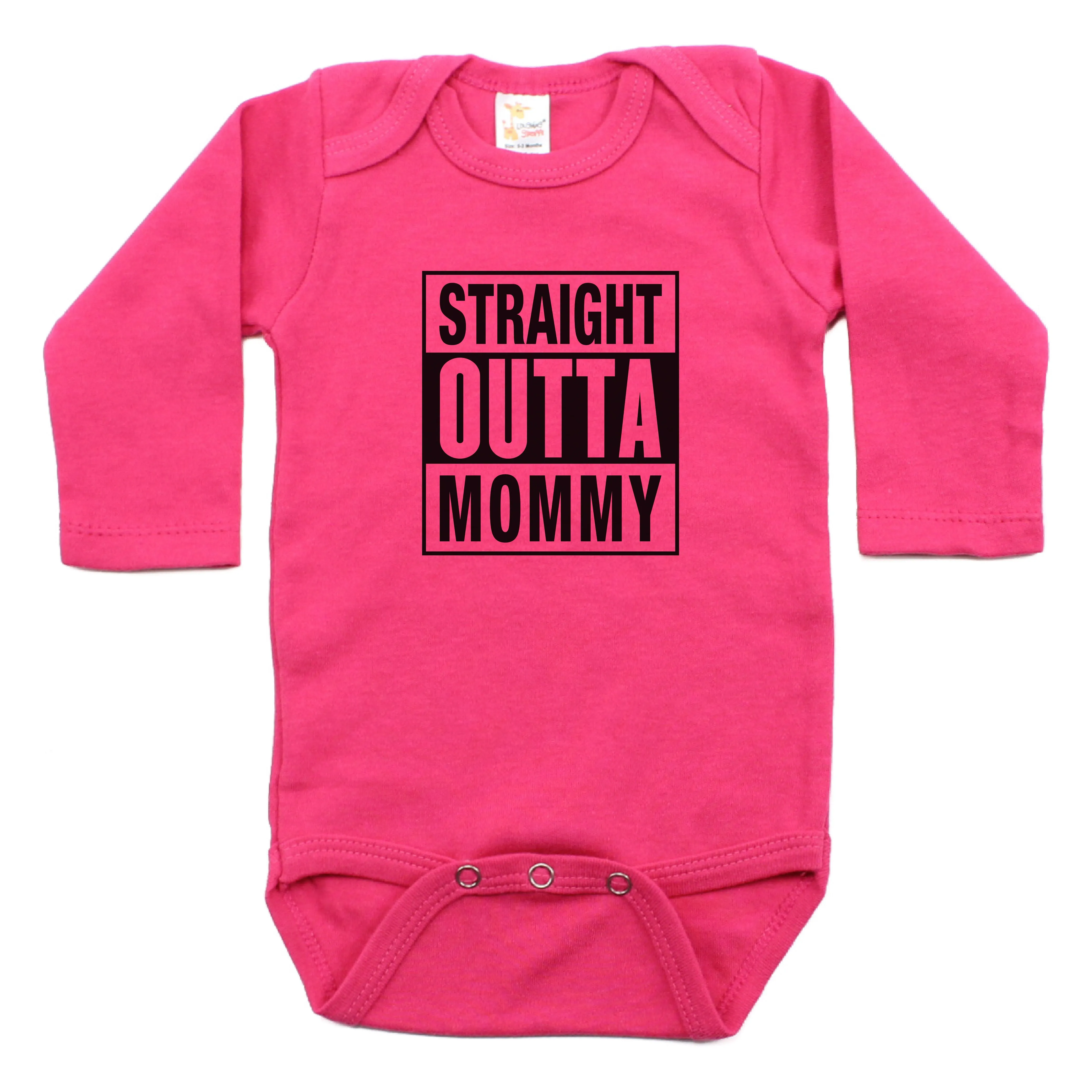 Straight Outta Mommy Bodysuit Long Sleeve Bodysuit