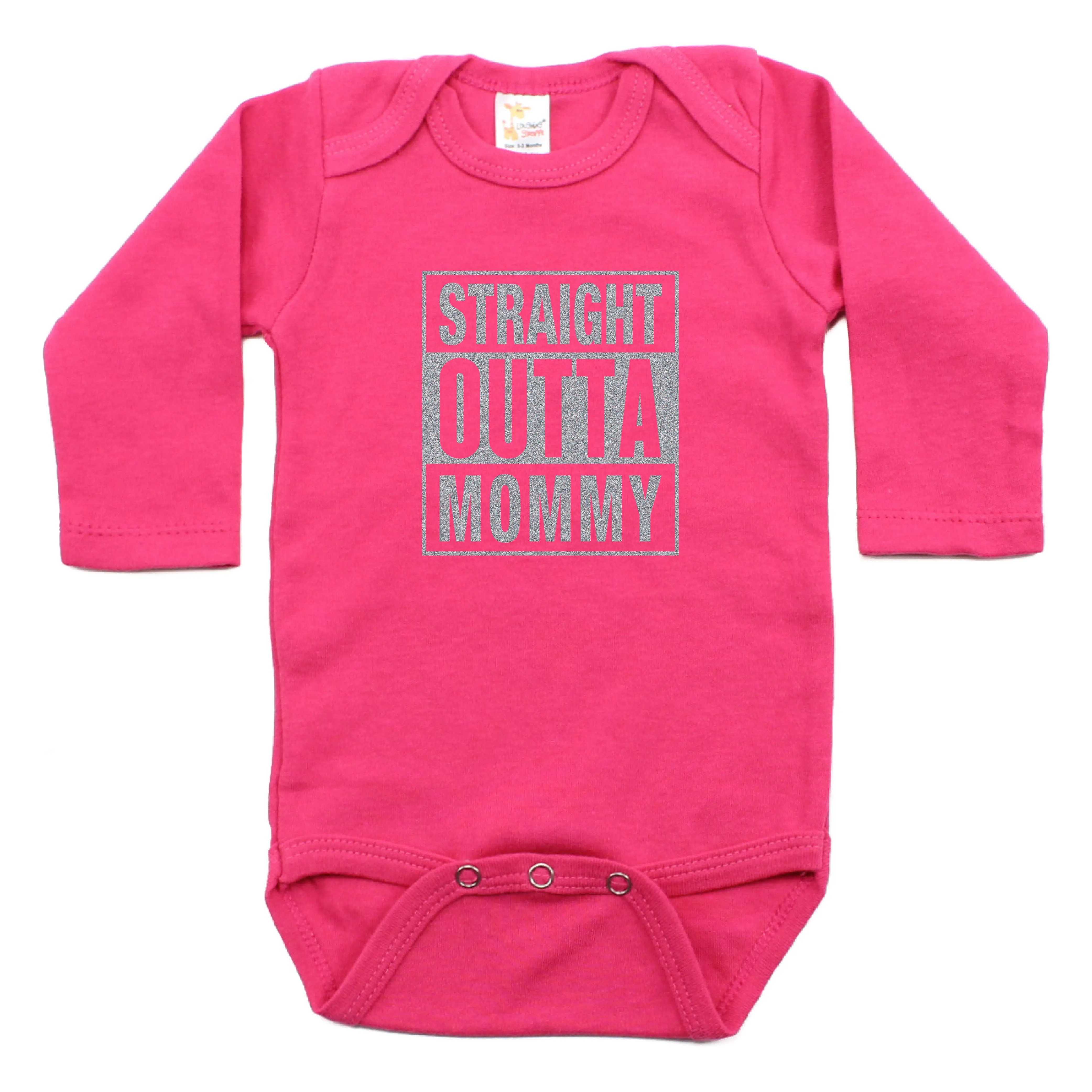 Straight Outta Mommy Bodysuit Long Sleeve Bodysuit