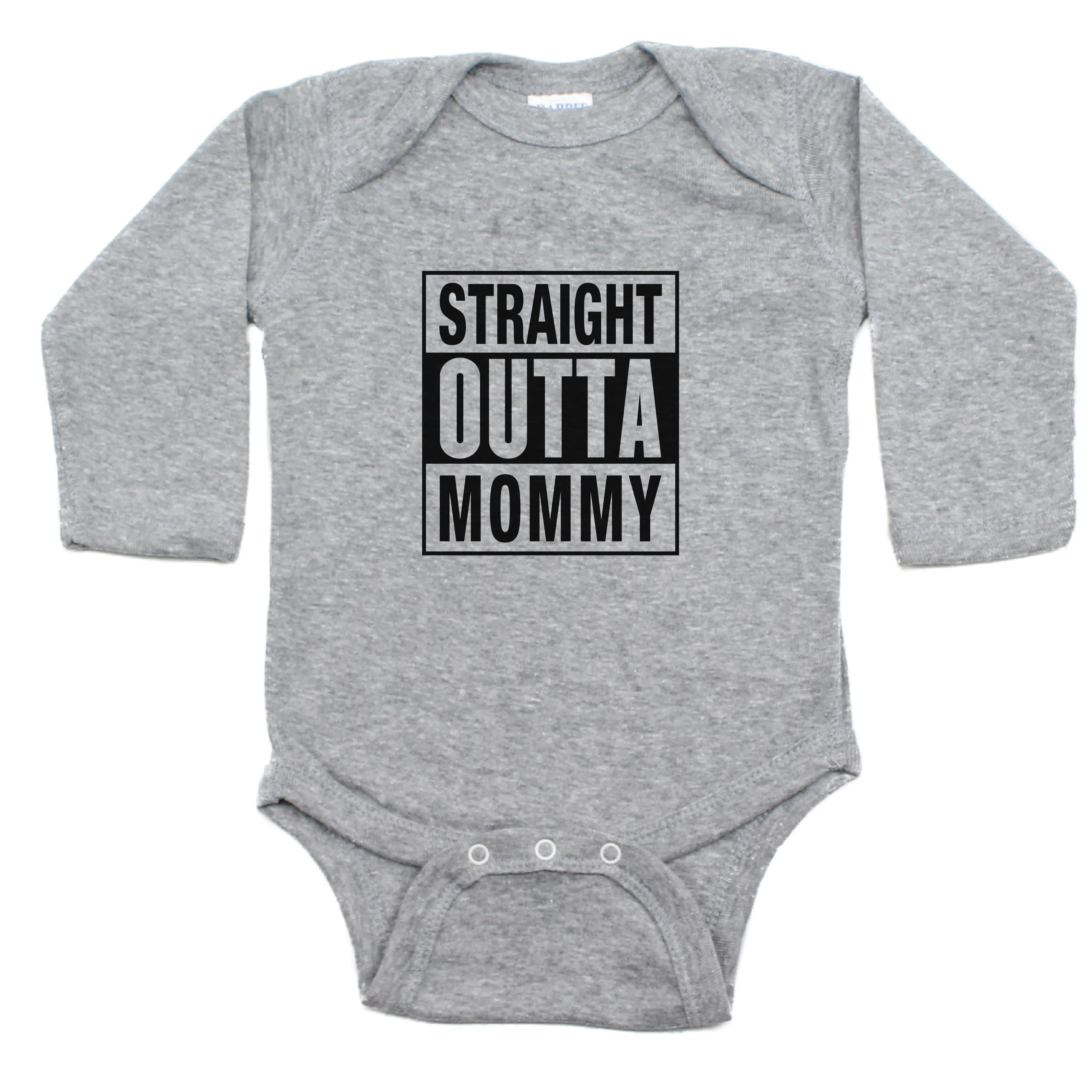 Straight Outta Mommy Bodysuit Long Sleeve Bodysuit