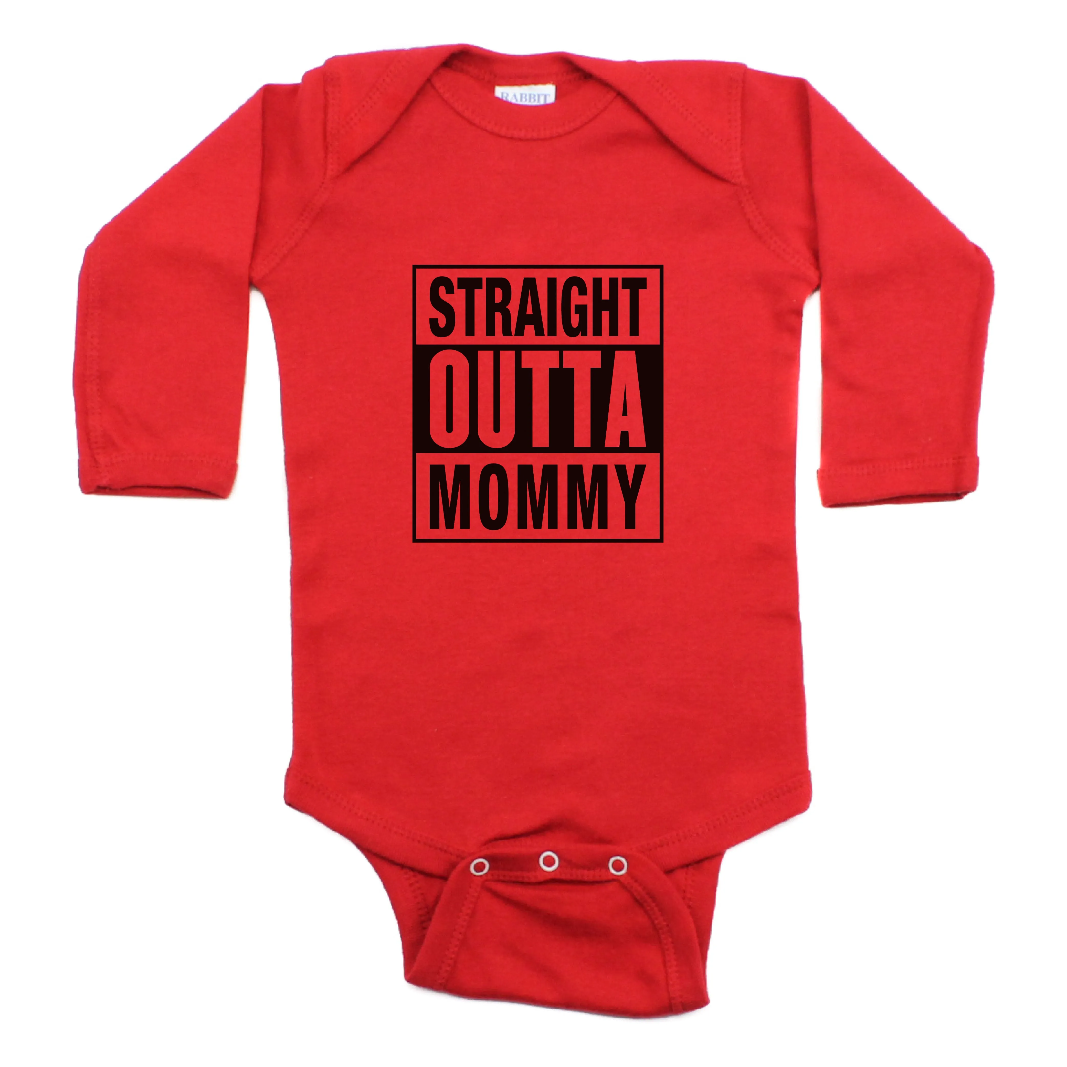 Straight Outta Mommy Bodysuit Long Sleeve Bodysuit