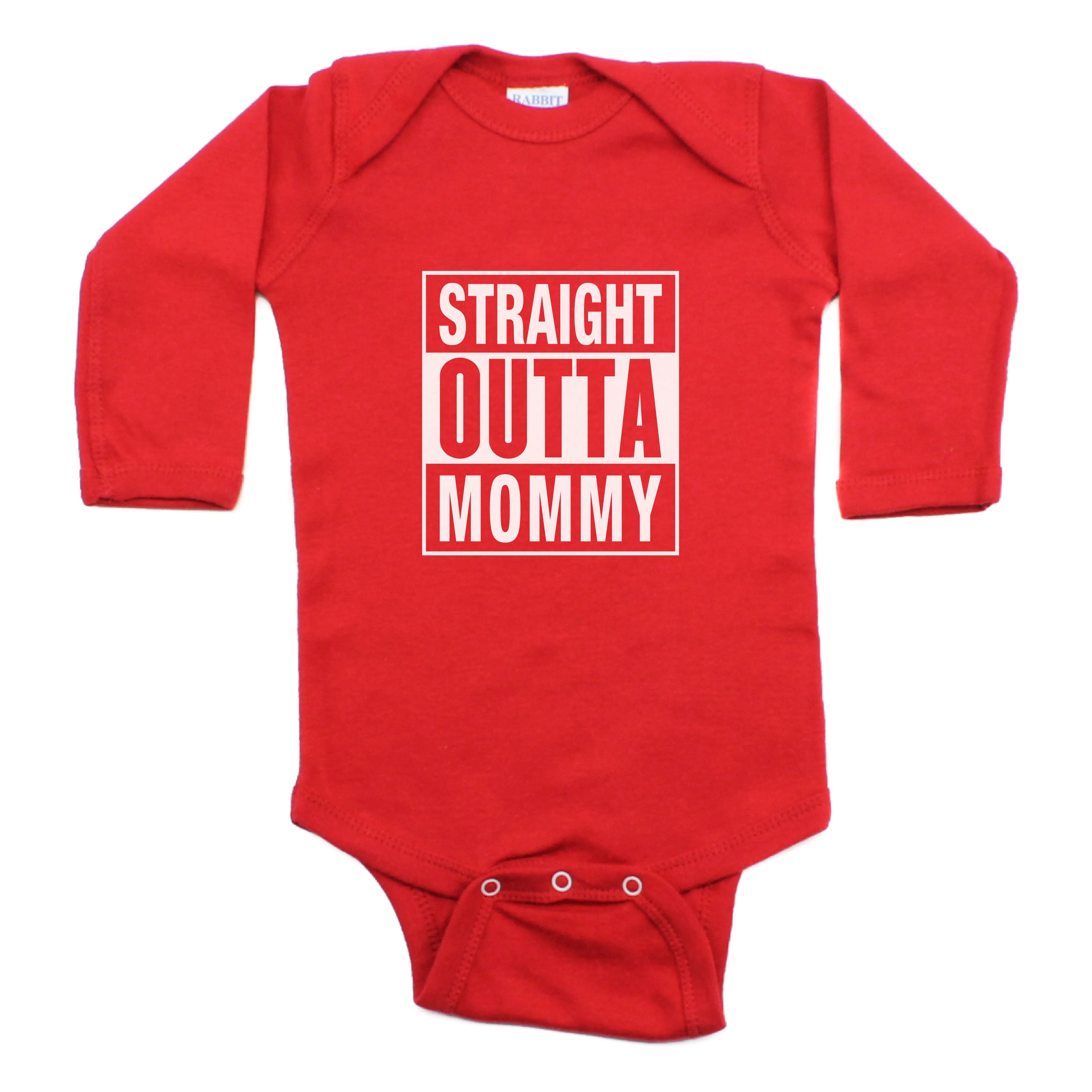 Straight Outta Mommy Bodysuit Long Sleeve Bodysuit