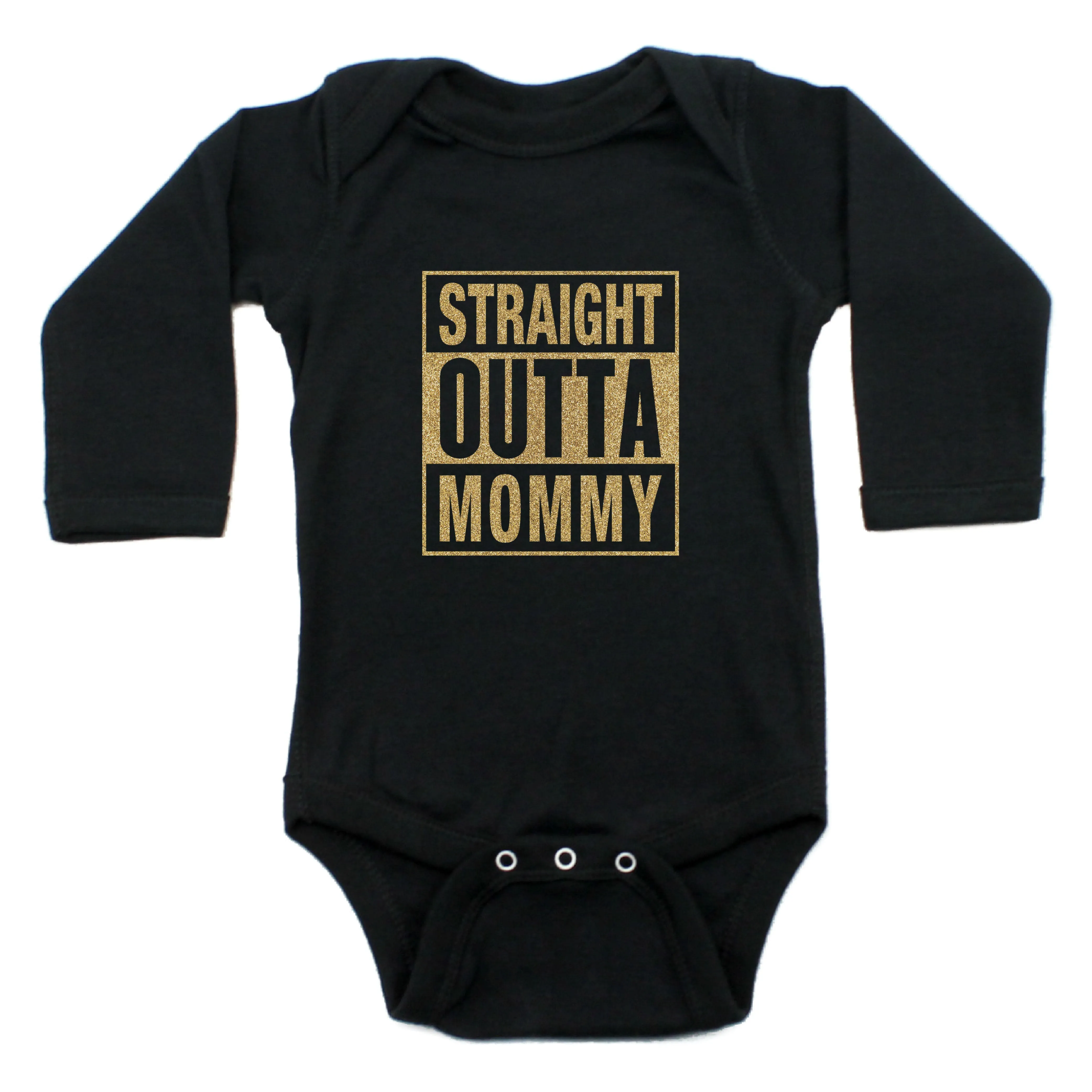 Straight Outta Mommy Bodysuit Long Sleeve Bodysuit
