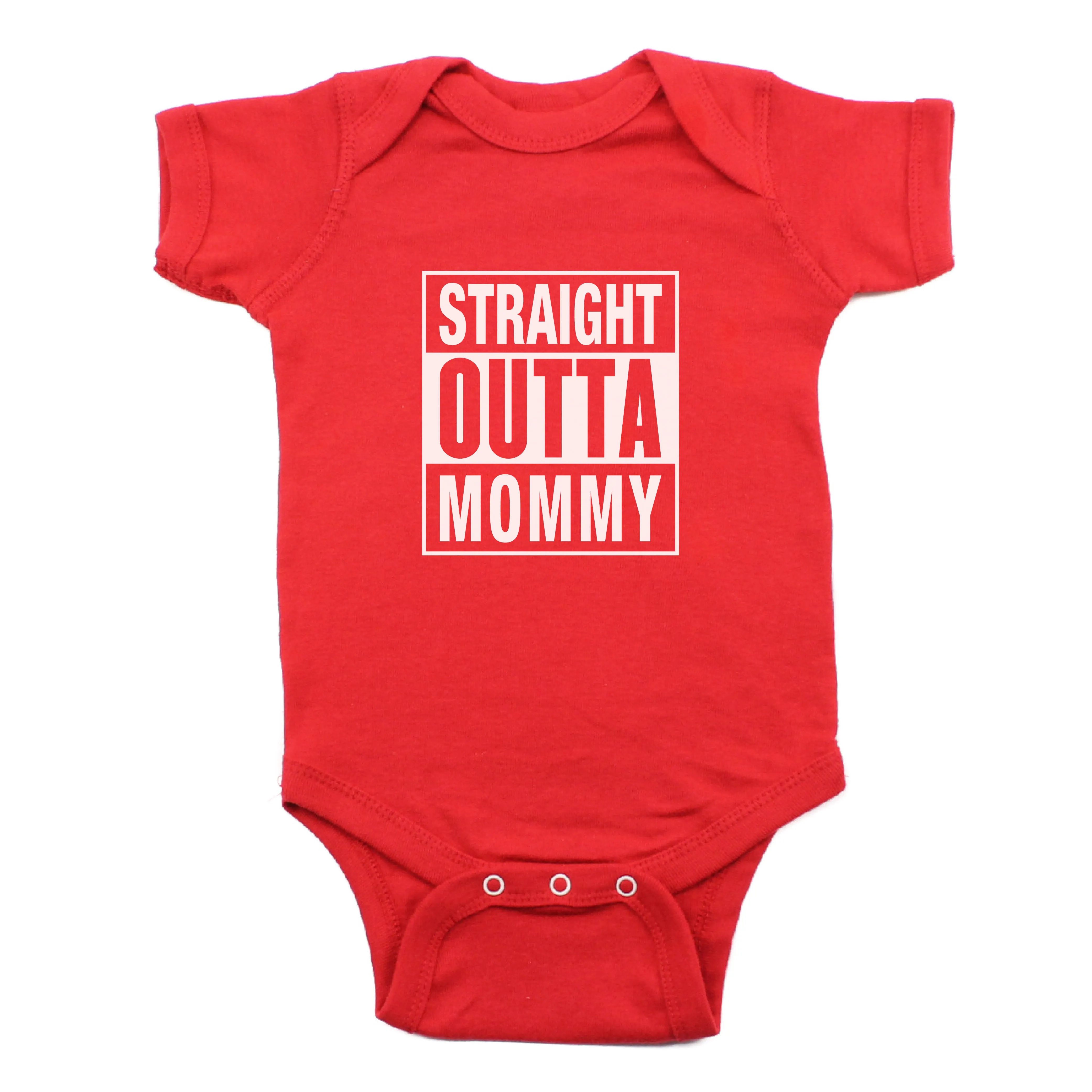 Straight Outta Mommy Bodysuit Short Sleeve Bodysuit