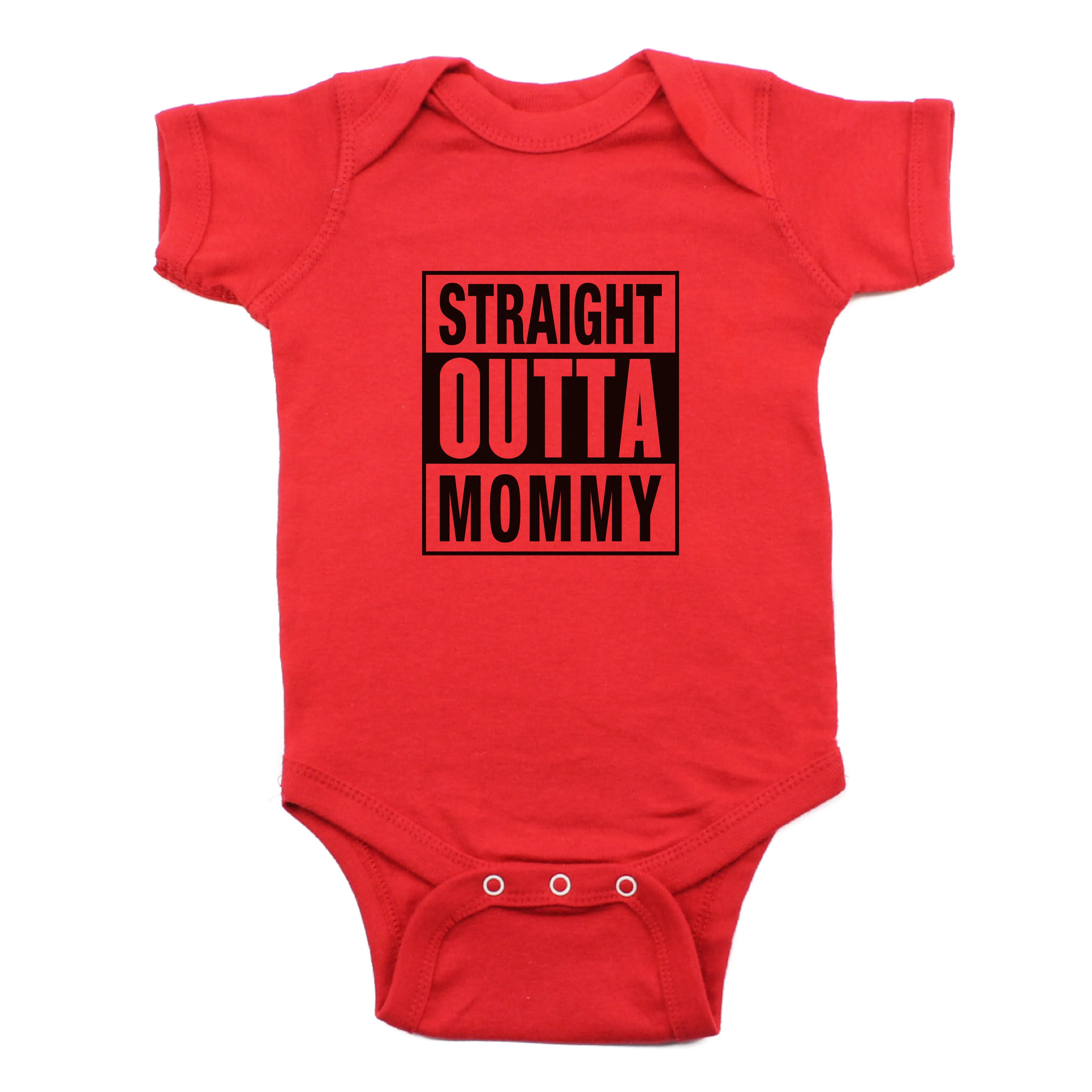 Straight Outta Mommy Bodysuit Short Sleeve Bodysuit