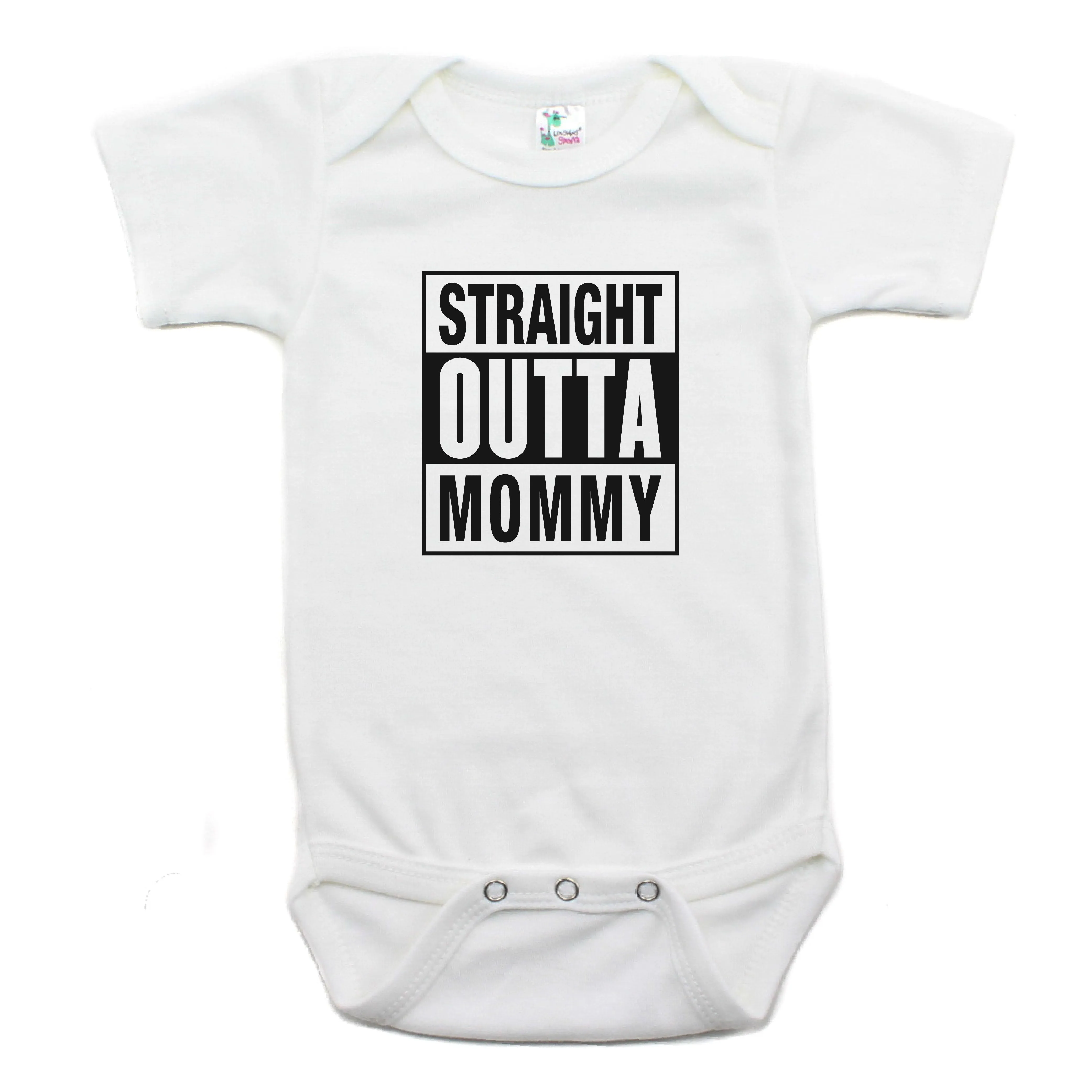 Straight Outta Mommy Bodysuit Short Sleeve Bodysuit