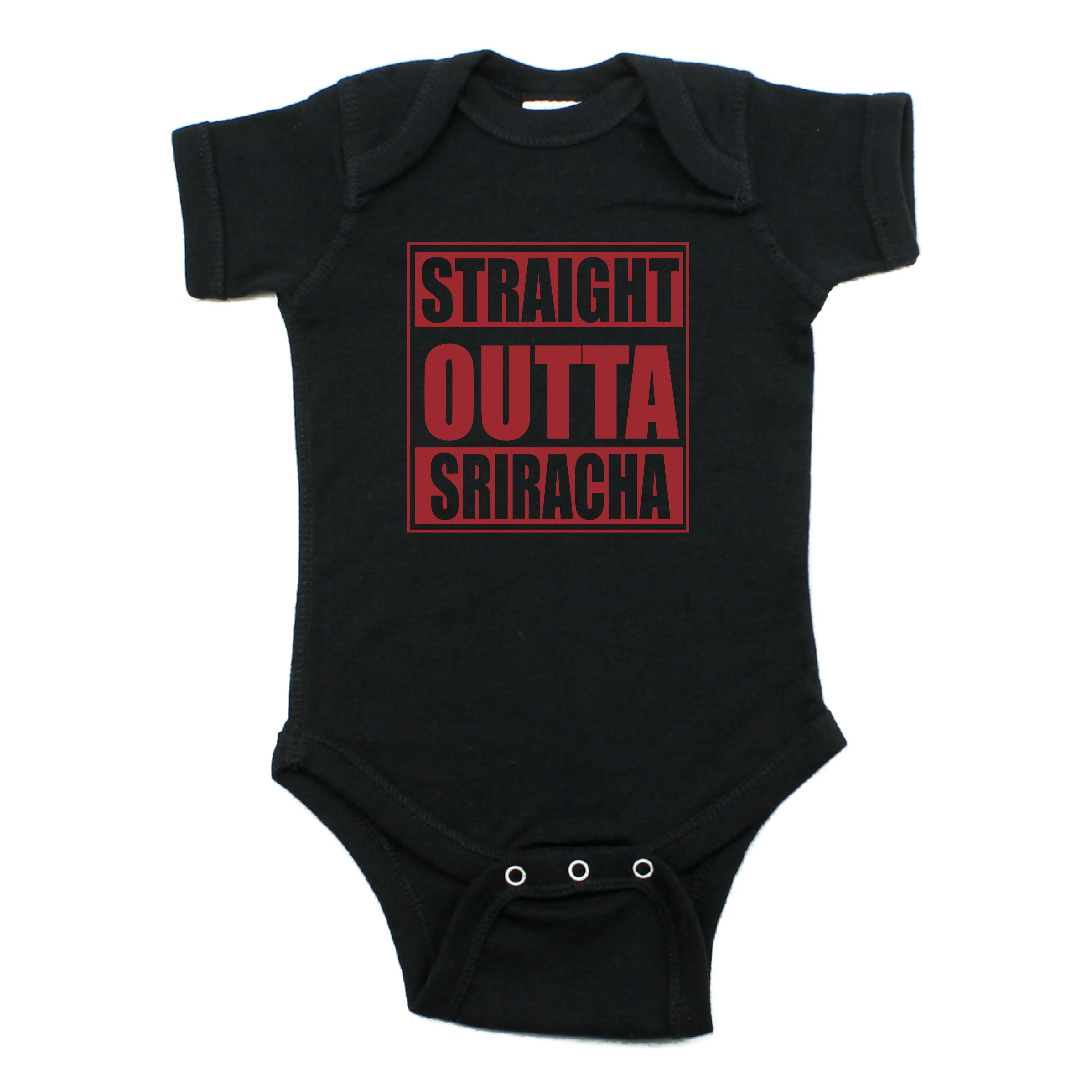 Straight Outta Sriracha Short Sleeve Bodysuit