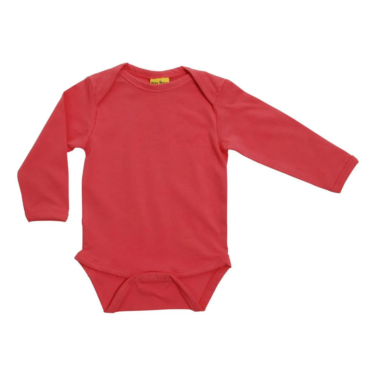 Strawberry Pink Long Sleeve Onesie