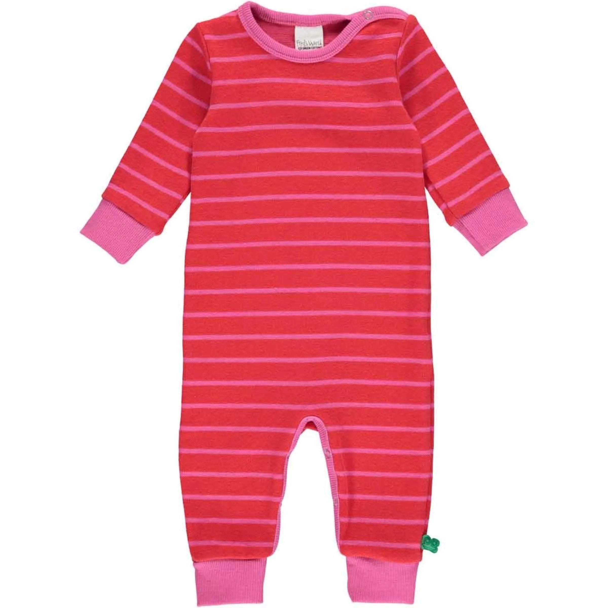 Stripe Bodysuit, Lollipop/Fuchsia