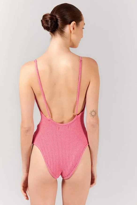 Summi Knit Bodysuit - Pink