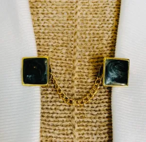 Sweater Clips Emerald Green Sweater Clip for Cardigan Clips for Cloak Clasp for Dress Fastener Cinch Clip Birthday Gift for mom Gift for Her
