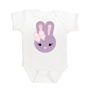 Sweet Wink Spring Bunny Bodysuit - White