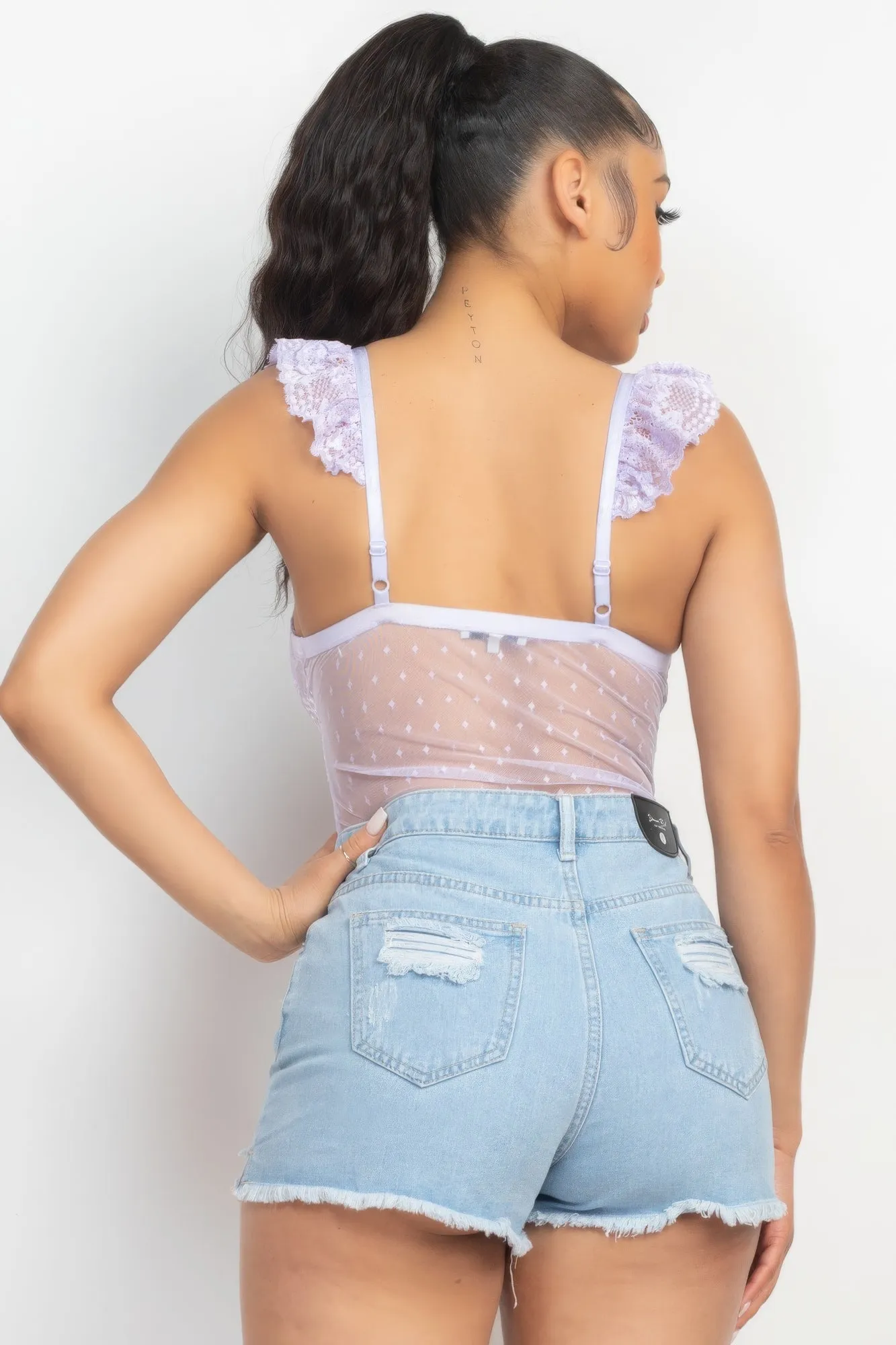 Sweetheart Cut-out Bodysuit