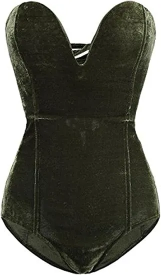 Sweetheart One Piece Black Bodysuit