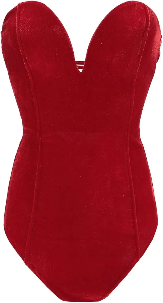 Sweetheart One Piece Black Bodysuit