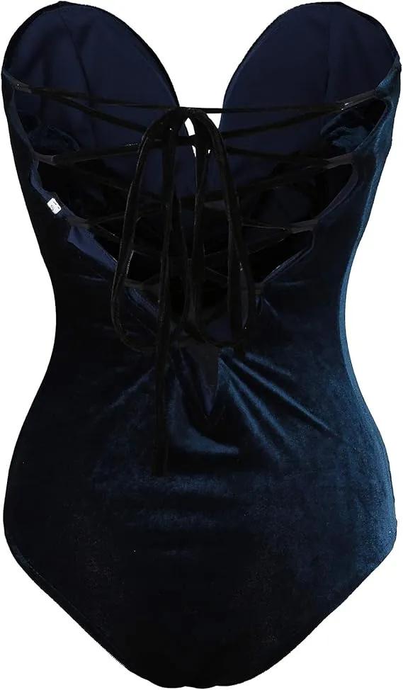 Sweetheart One Piece Black Bodysuit