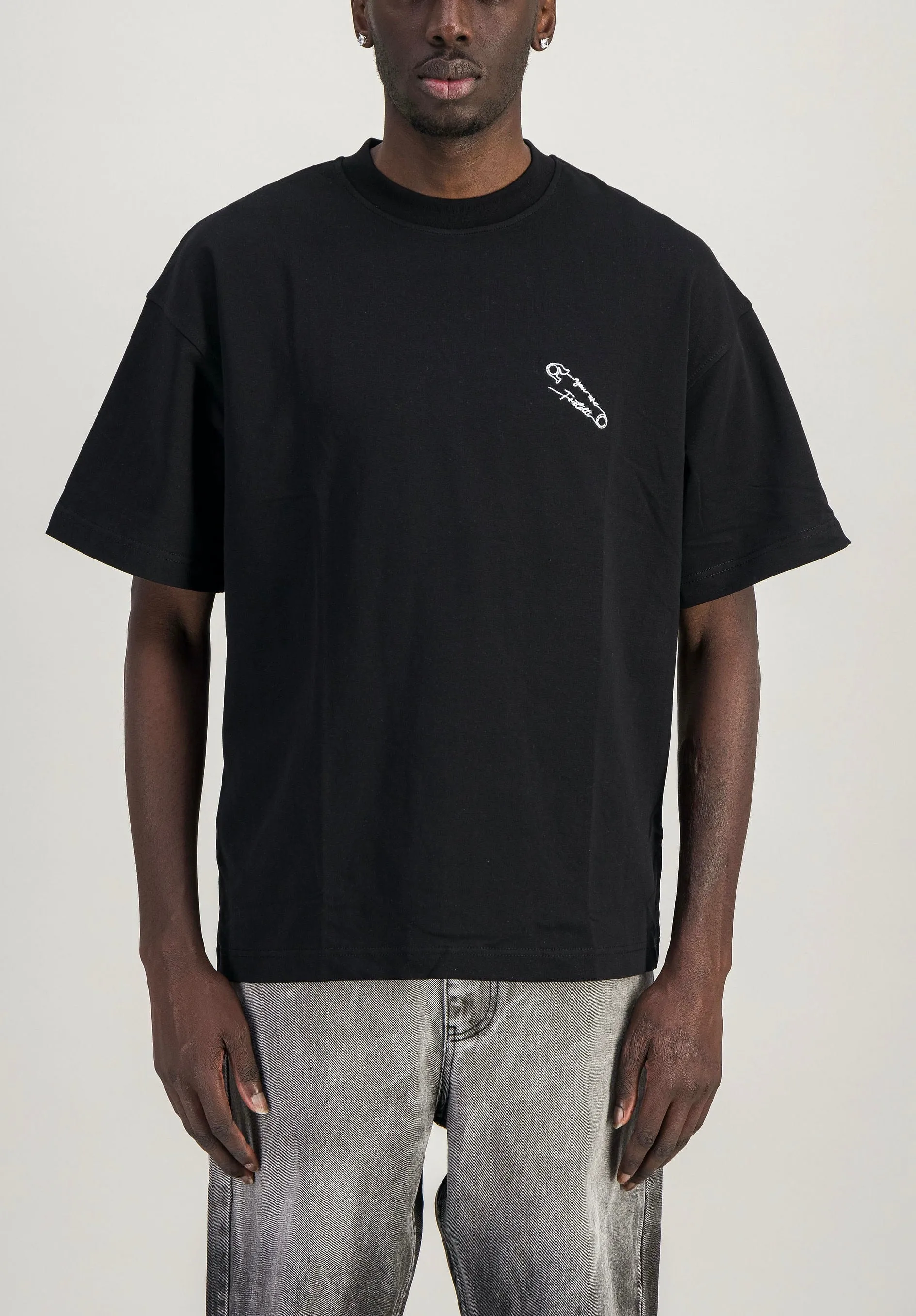 T-SHIRT YAF NOIR