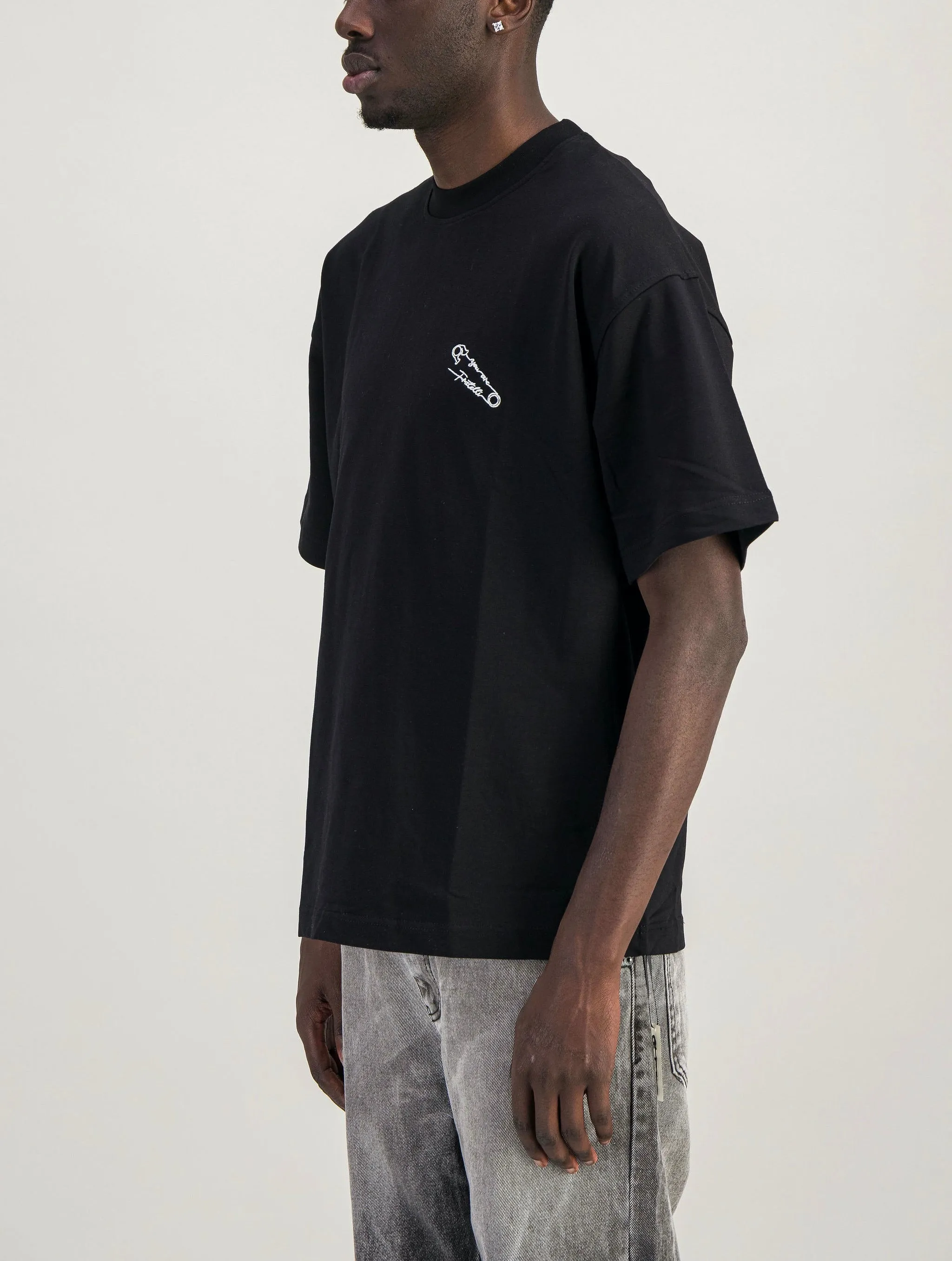 T-SHIRT YAF NOIR