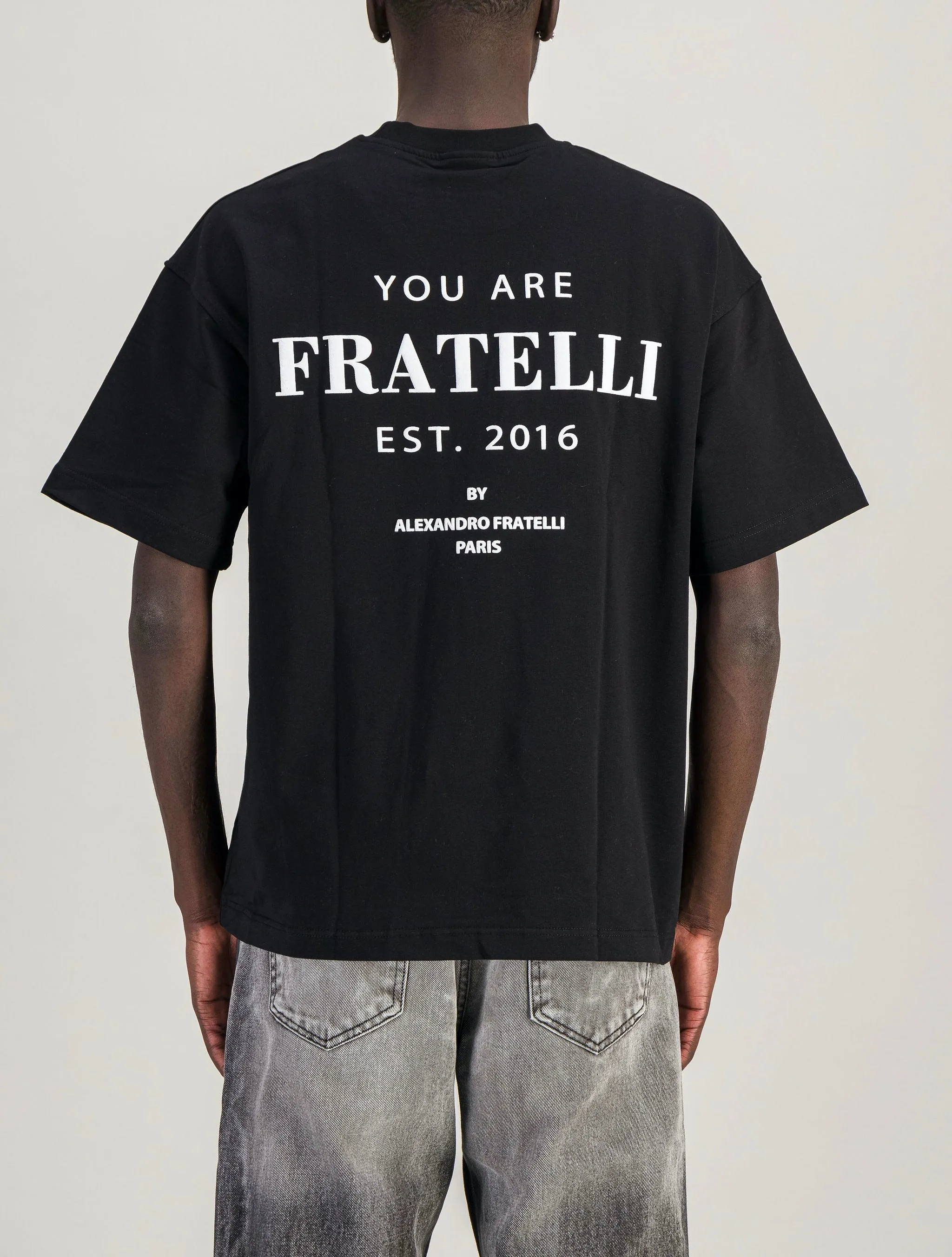 T-SHIRT YAF NOIR