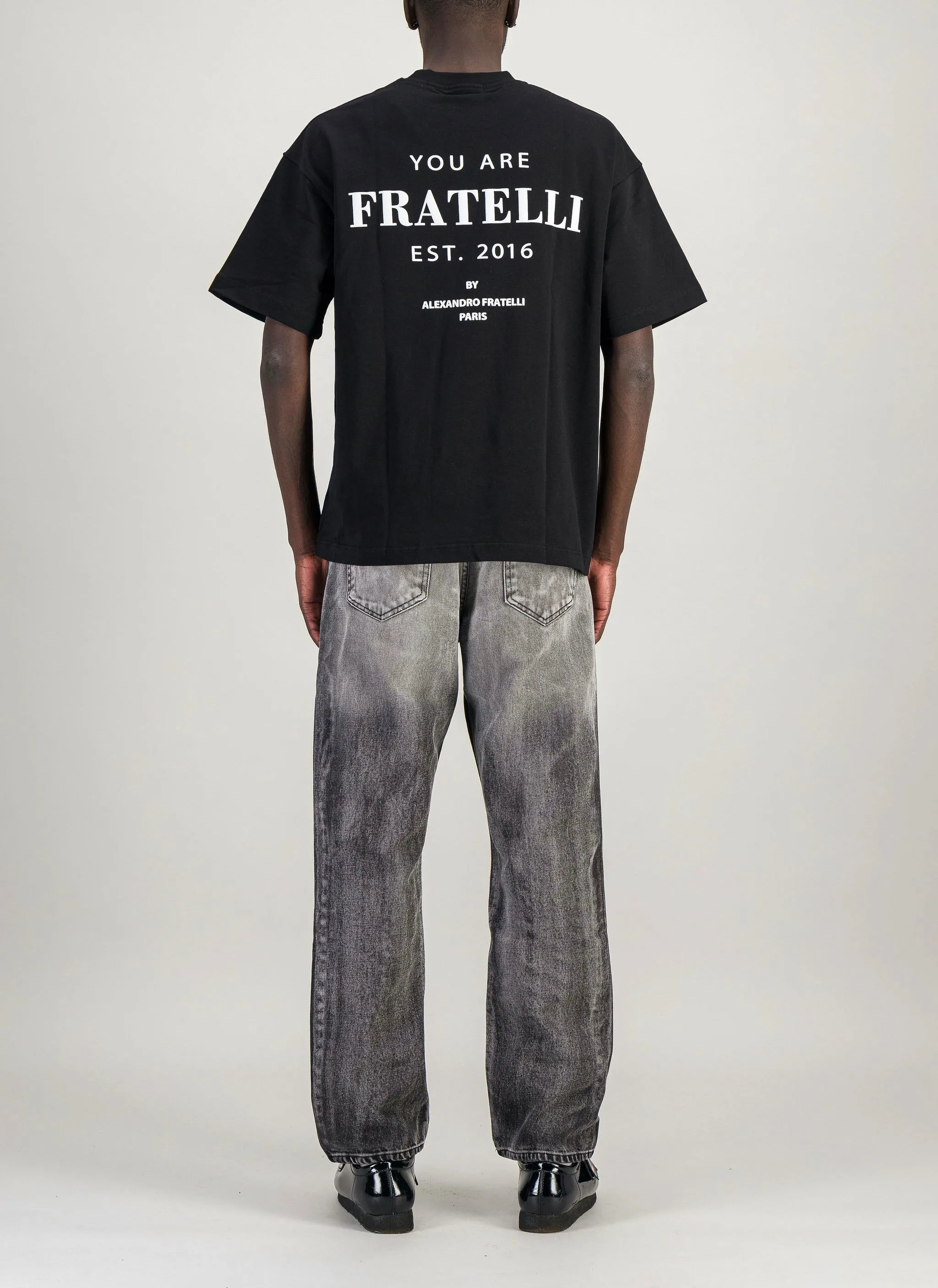 T-SHIRT YAF NOIR