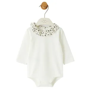 Teddy & Minou Girl Full Sleeves Cream Bodysuit