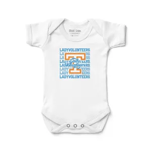 Tennessee Volunteers Lady Vols Retro Bodysuit