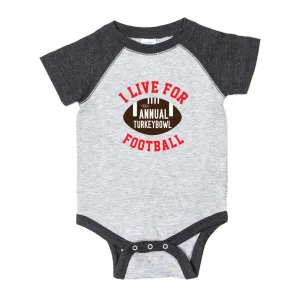 Thanksgiving Turkey Bowl Short Sleeve Infant Bodysuit