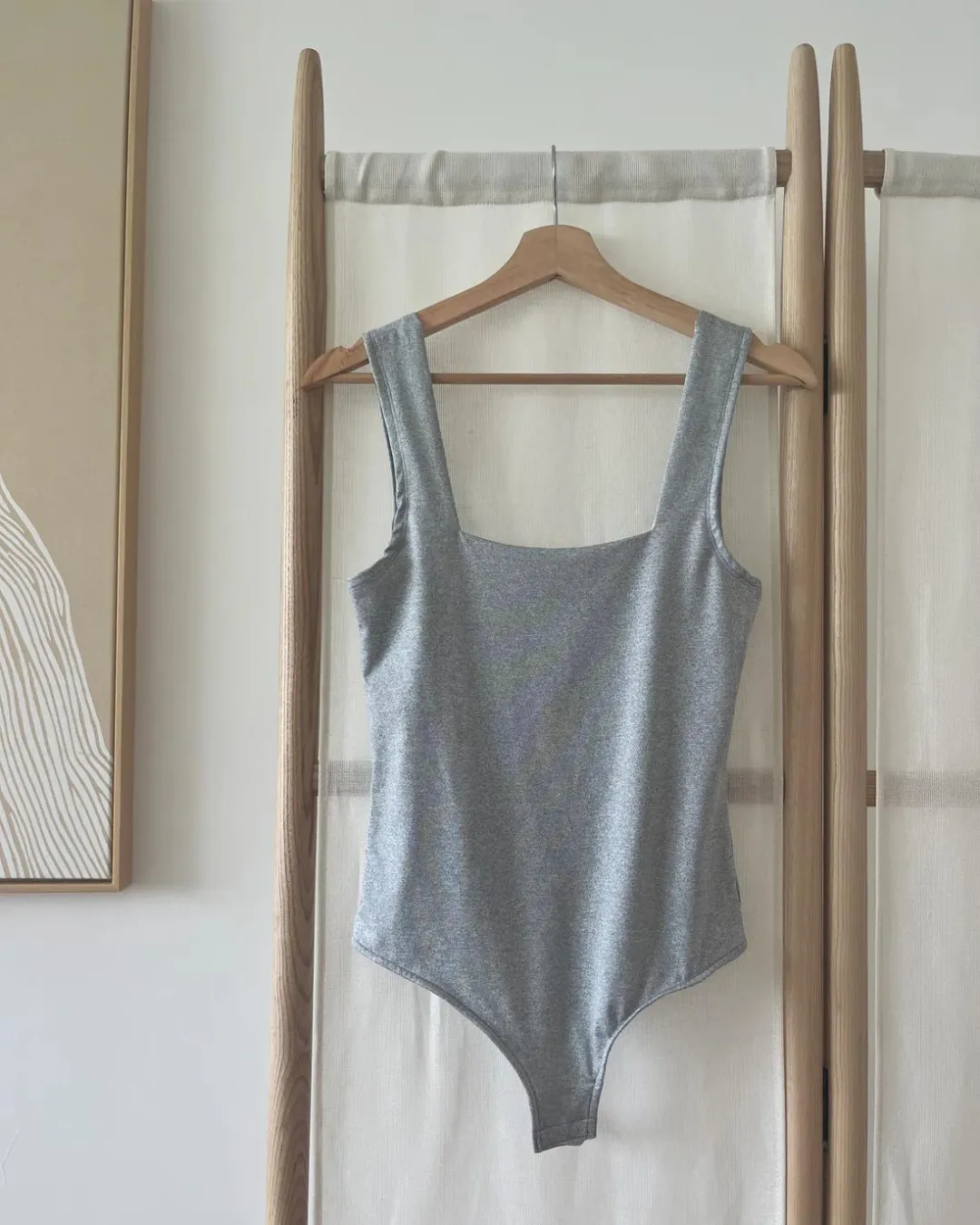 The Bella Bodysuit - Heather Grey