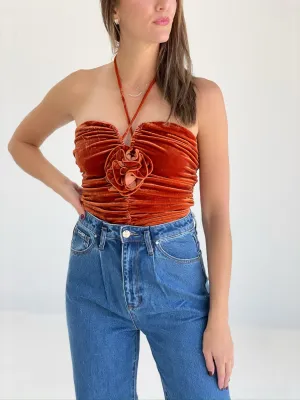 The Finale Bodysuit - Rust
