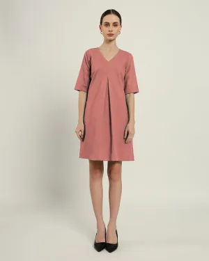 The Giza Ivory Pink Cotton Dress