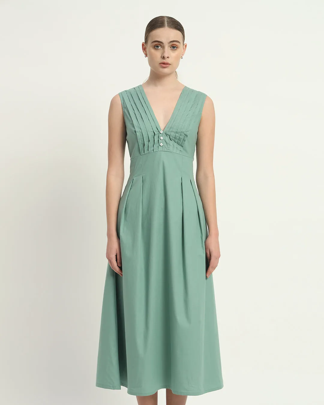 The Mendoza Mint Cotton Dress