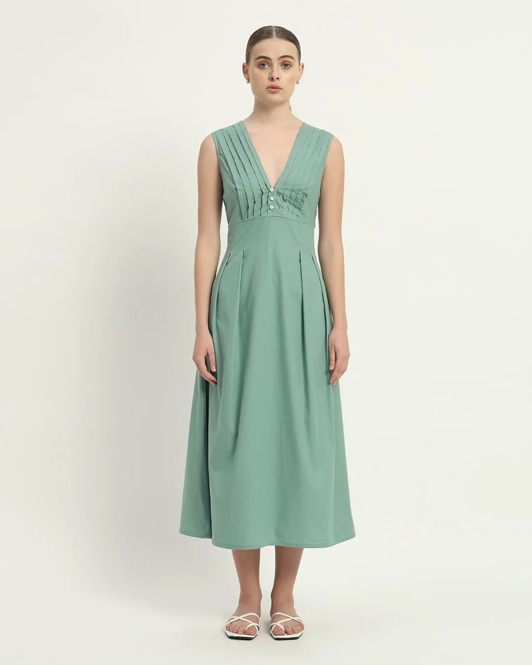 The Mendoza Mint Cotton Dress