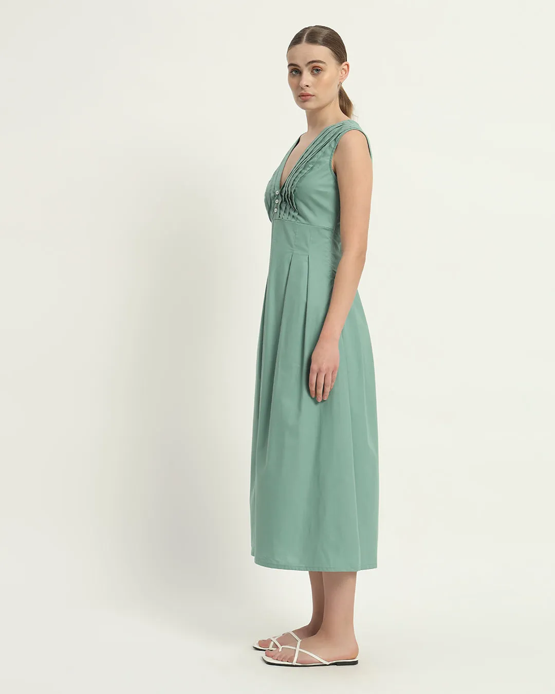 The Mendoza Mint Cotton Dress