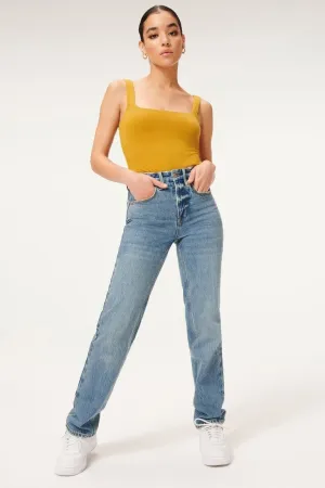 The Modern Tank Bodysuit Goldenrod