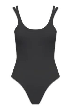 The Organic Cotton Classic Bodysuit - Black