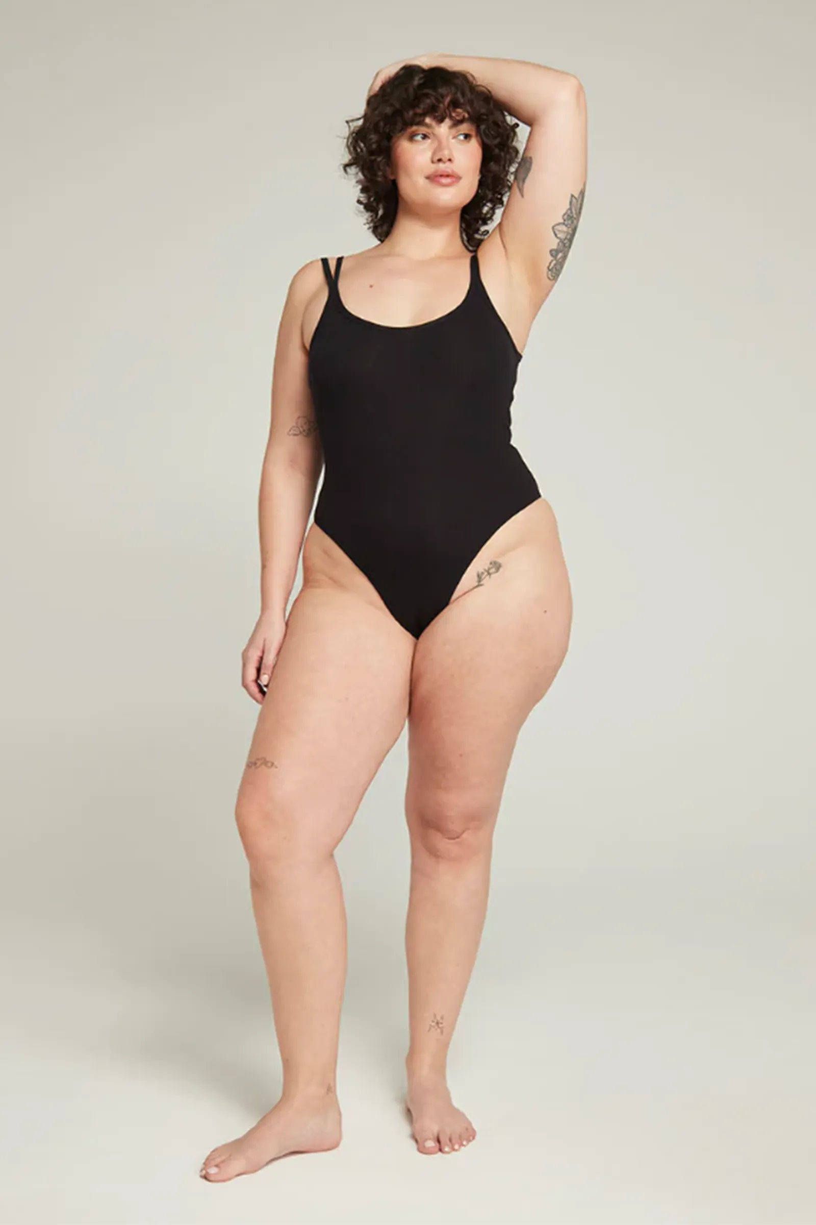 The Organic Cotton Classic Bodysuit - Black