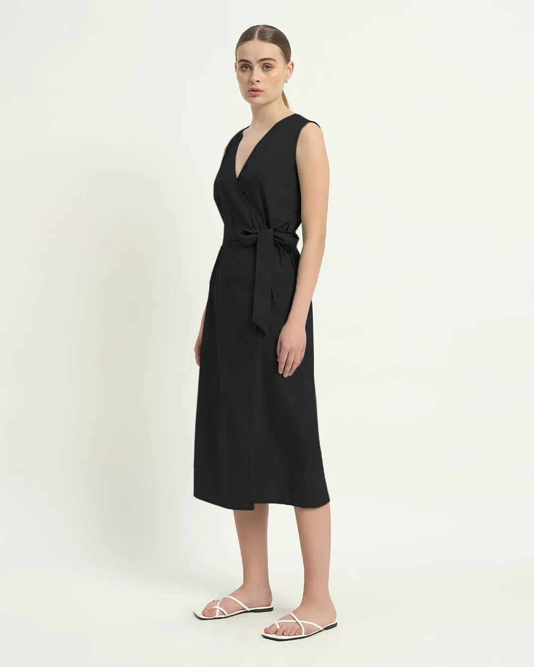 The Windsor Noir Cotton Dress