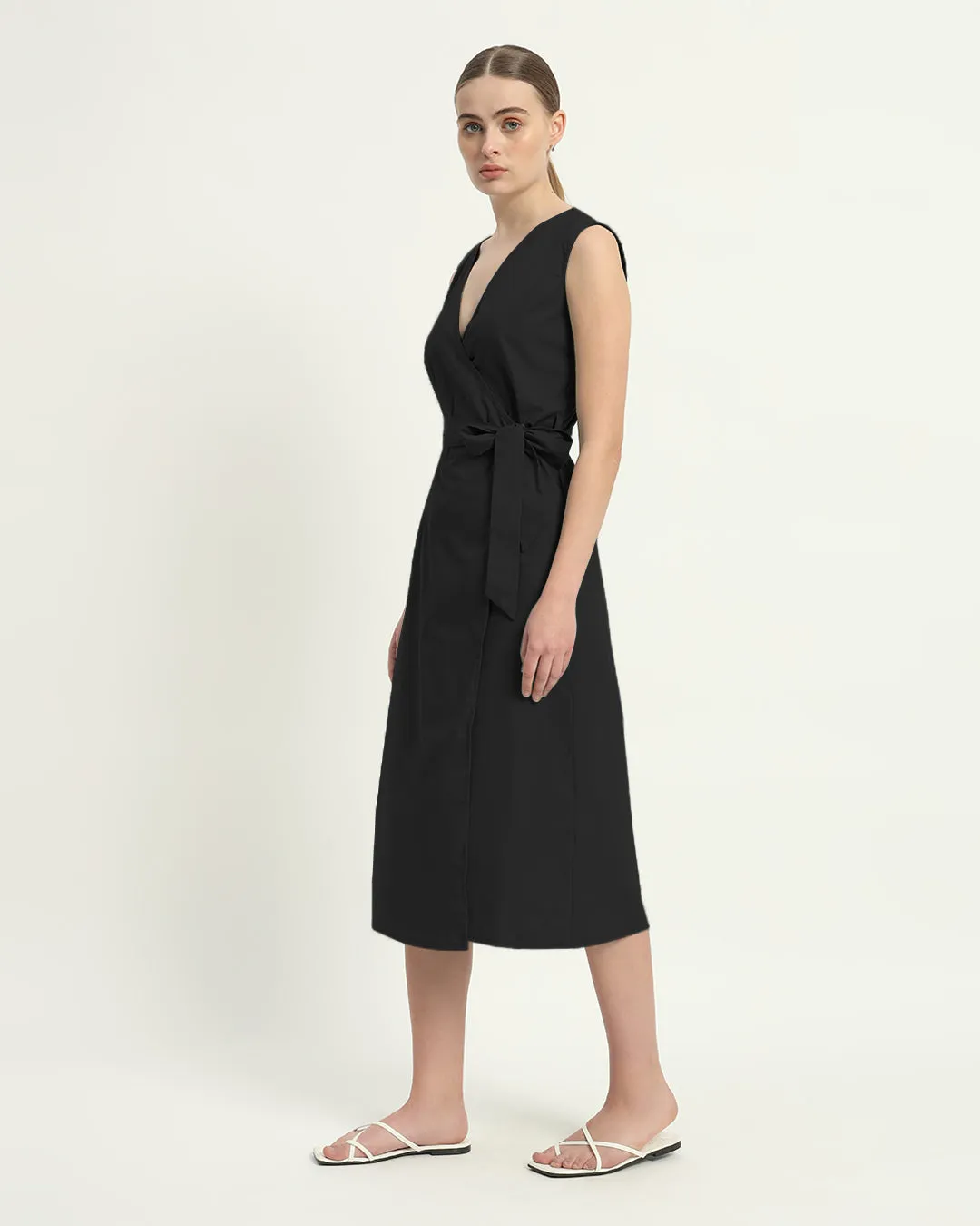 The Windsor Noir Cotton Dress