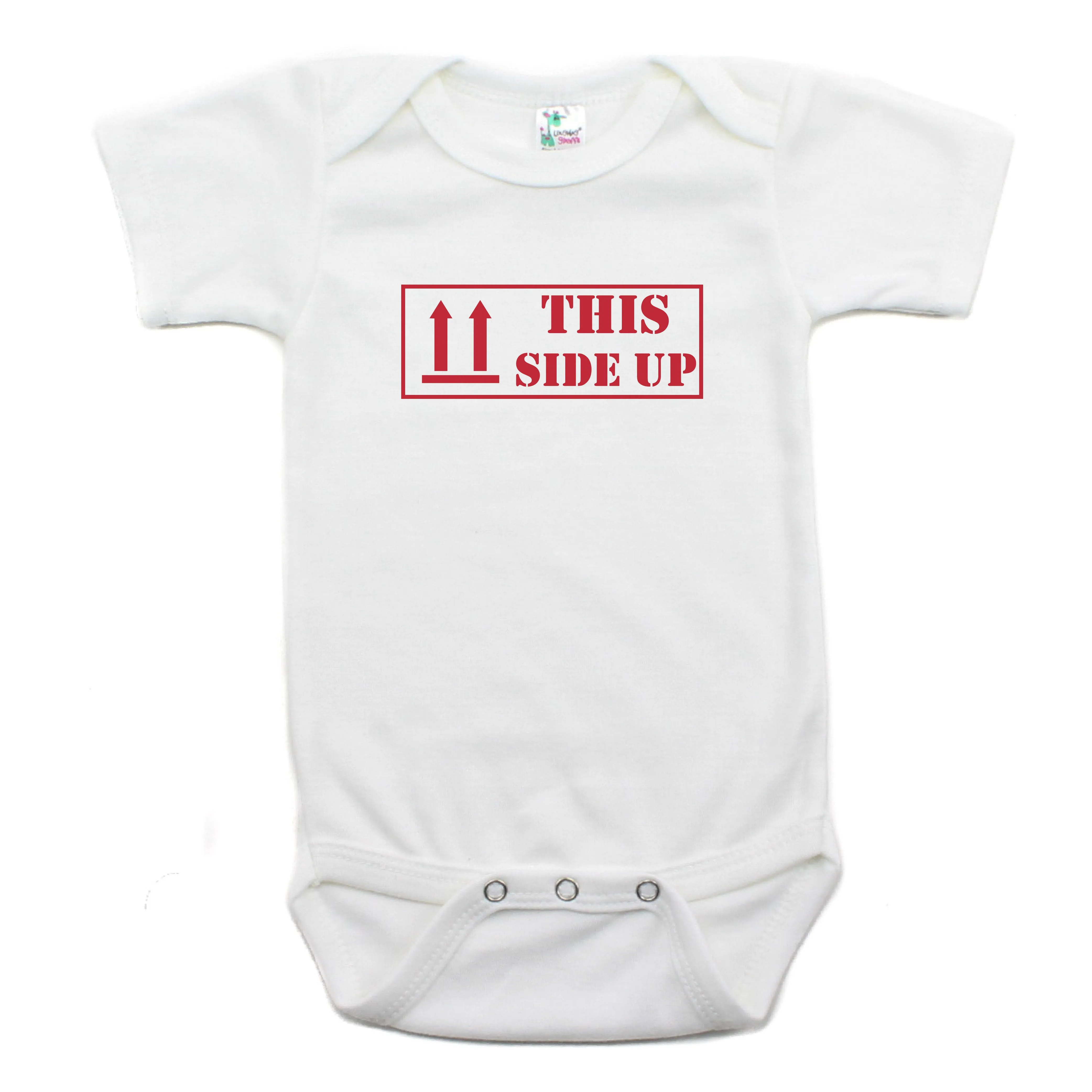 This Side Up Short Sleeve Bodysuit