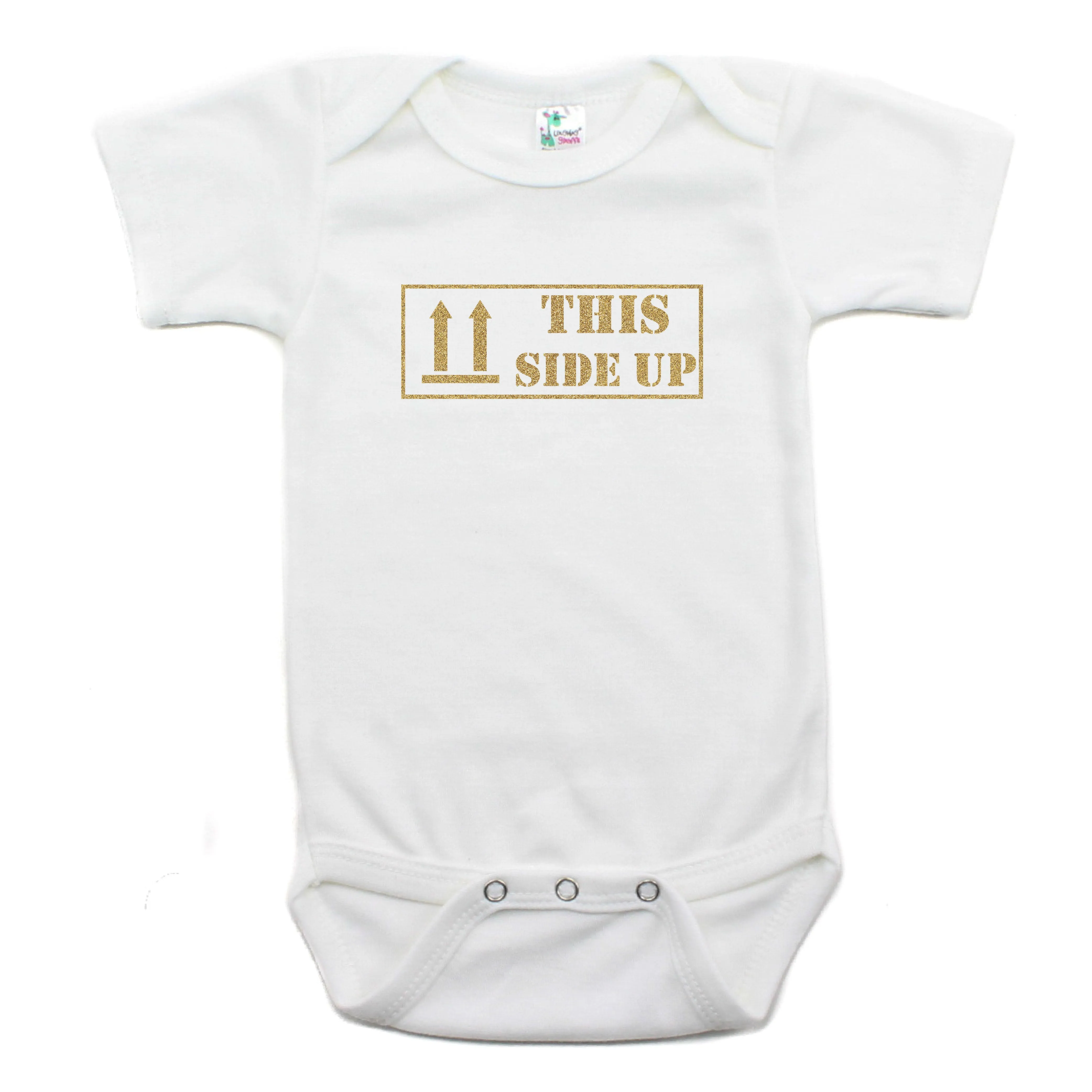 This Side Up Short Sleeve Bodysuit