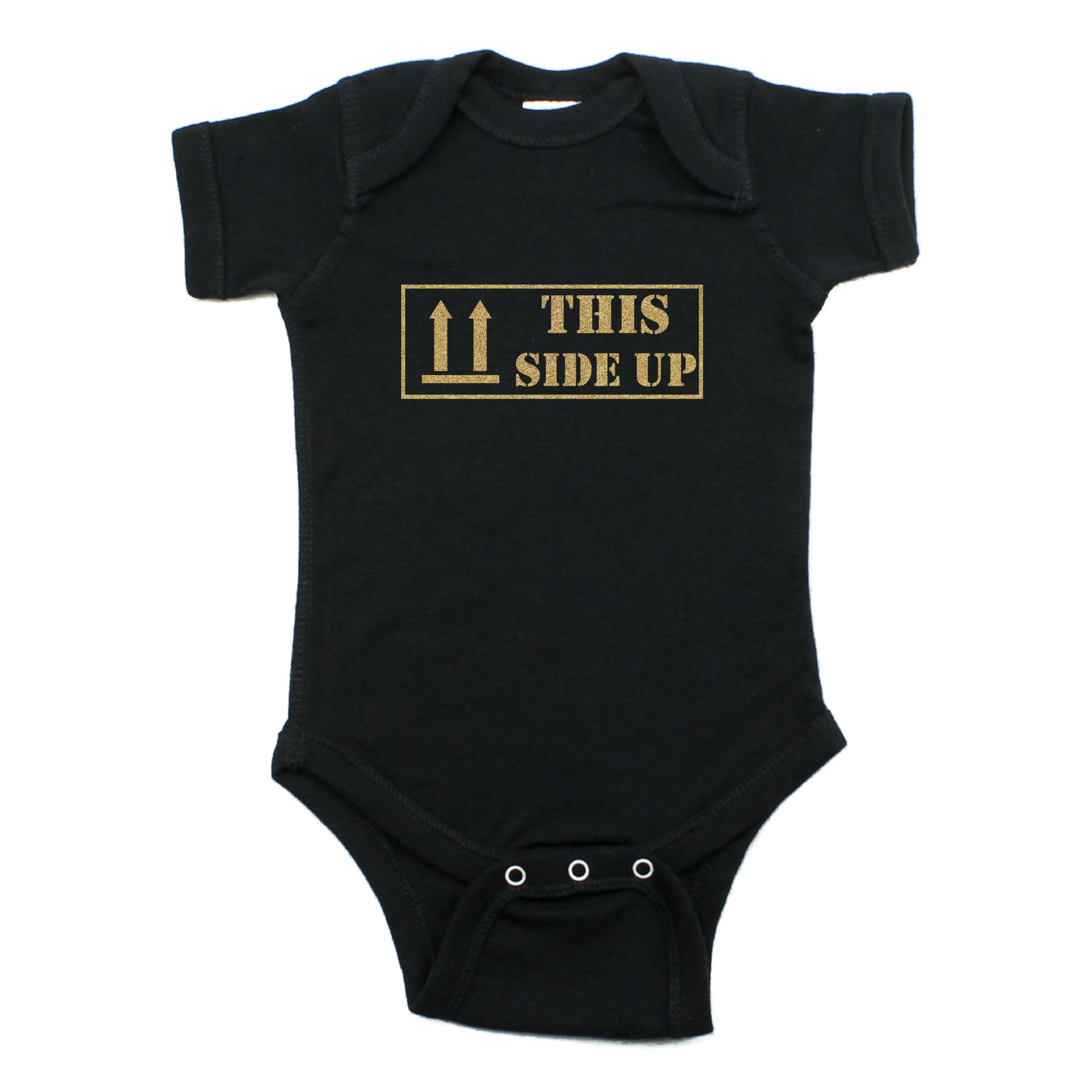 This Side Up Short Sleeve Bodysuit
