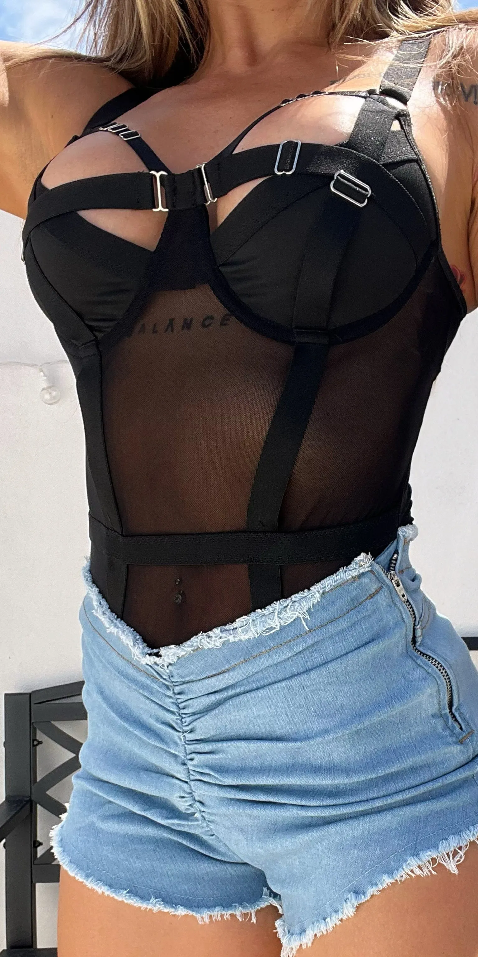 Try Mesh Bodysuit