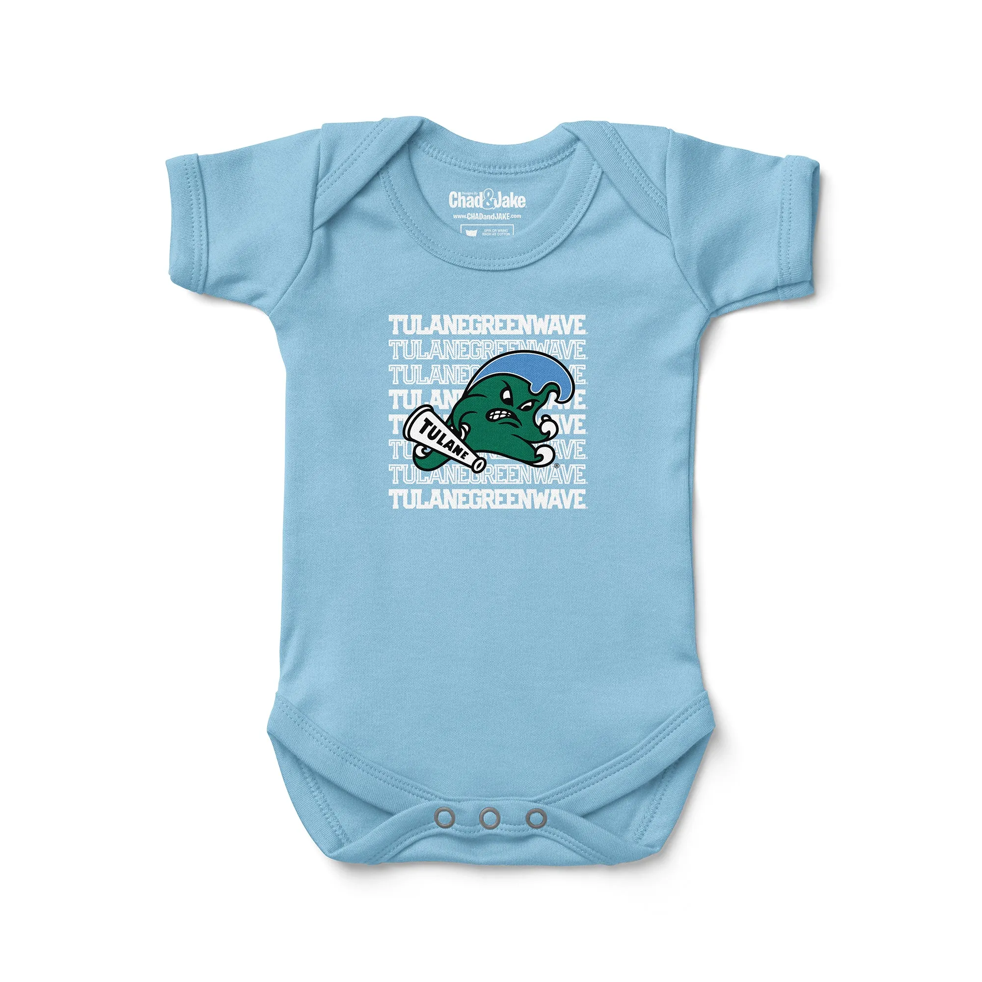 Tulane Green Wave Retro Bodysuit